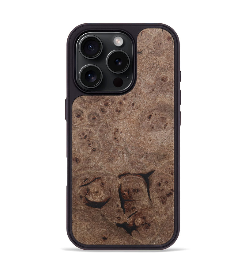 iPhone 16 Pro Wood+Resin Phone Case - Holden (Wood Burl, 722218)