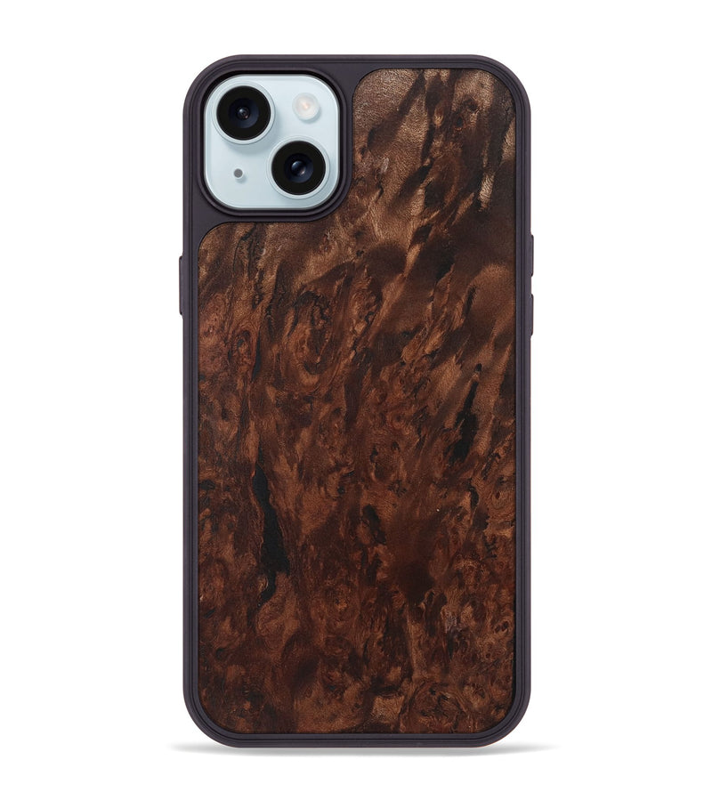 iPhone 15 Plus Wood+Resin Phone Case - Kimberly (Wood Burl, 722225)