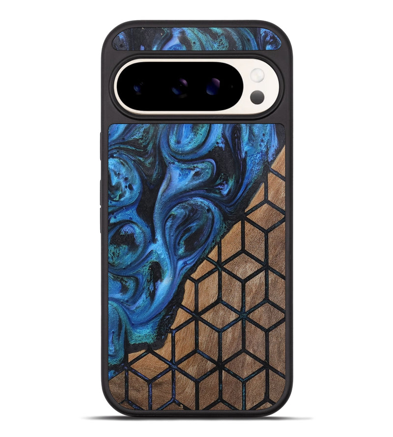 Pixel 9 Pro XL Wood+Resin Phone Case - Charity (Pattern, 722317)