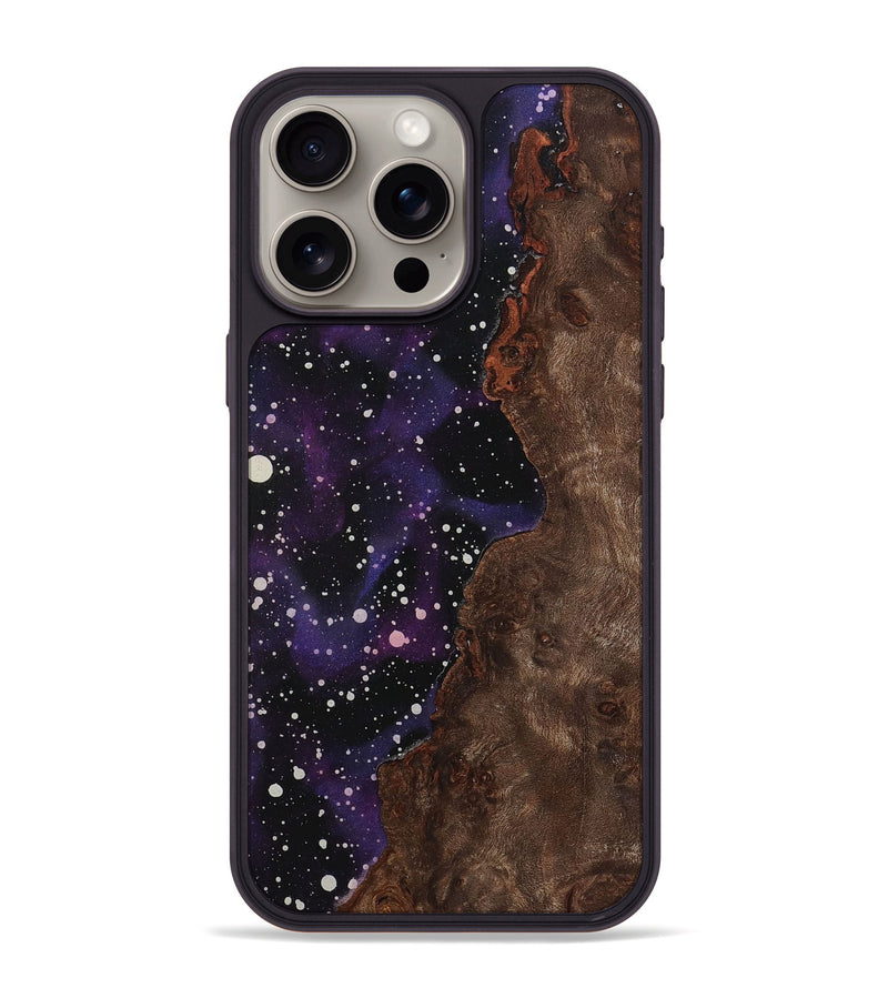 iPhone 15 Pro Max Wood+Resin Phone Case - Israel (Cosmos, 722565)