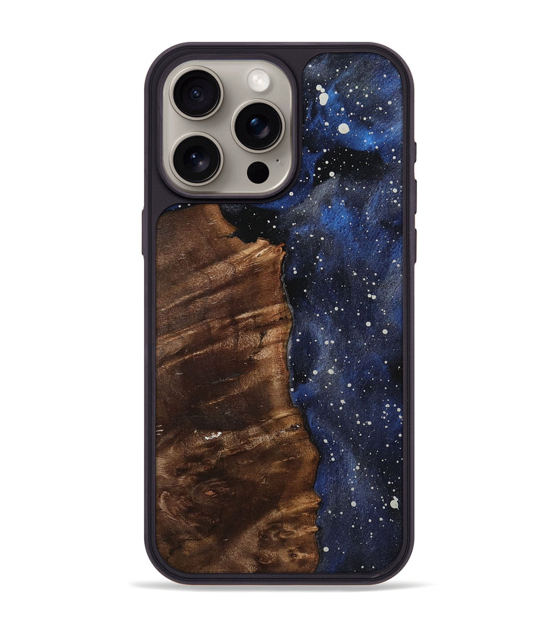 iPhone 15 Pro Max Wood+Resin Phone Case - Austin (Cosmos, 722568)