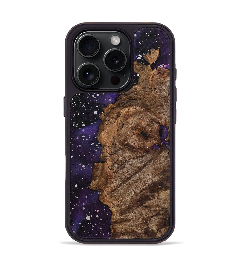 iPhone 16 Pro Wood+Resin Phone Case - Judah (Cosmos, 722569)