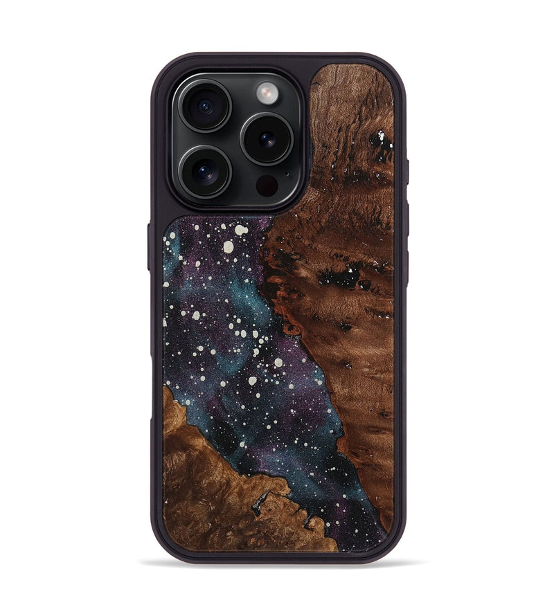 iPhone 16 Pro Wood+Resin Phone Case - Toni (Cosmos, 722573)