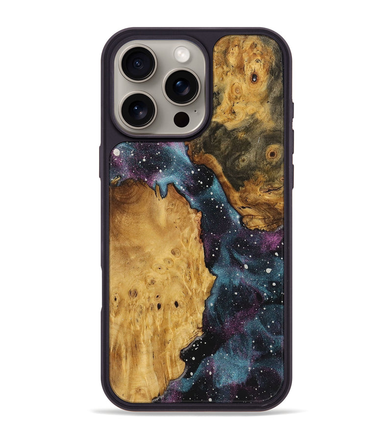 iPhone 16 Pro Max Wood+Resin Phone Case - Devante (Cosmos, 722575)