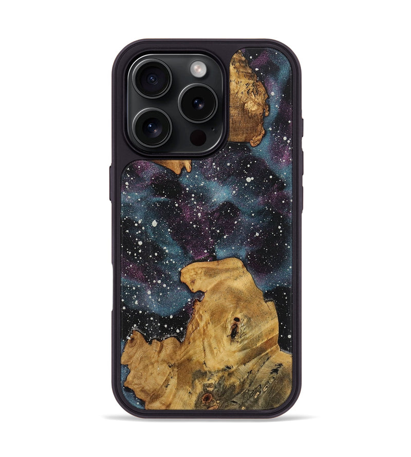 iPhone 16 Pro Wood+Resin Phone Case - Kaden (Cosmos, 722585)