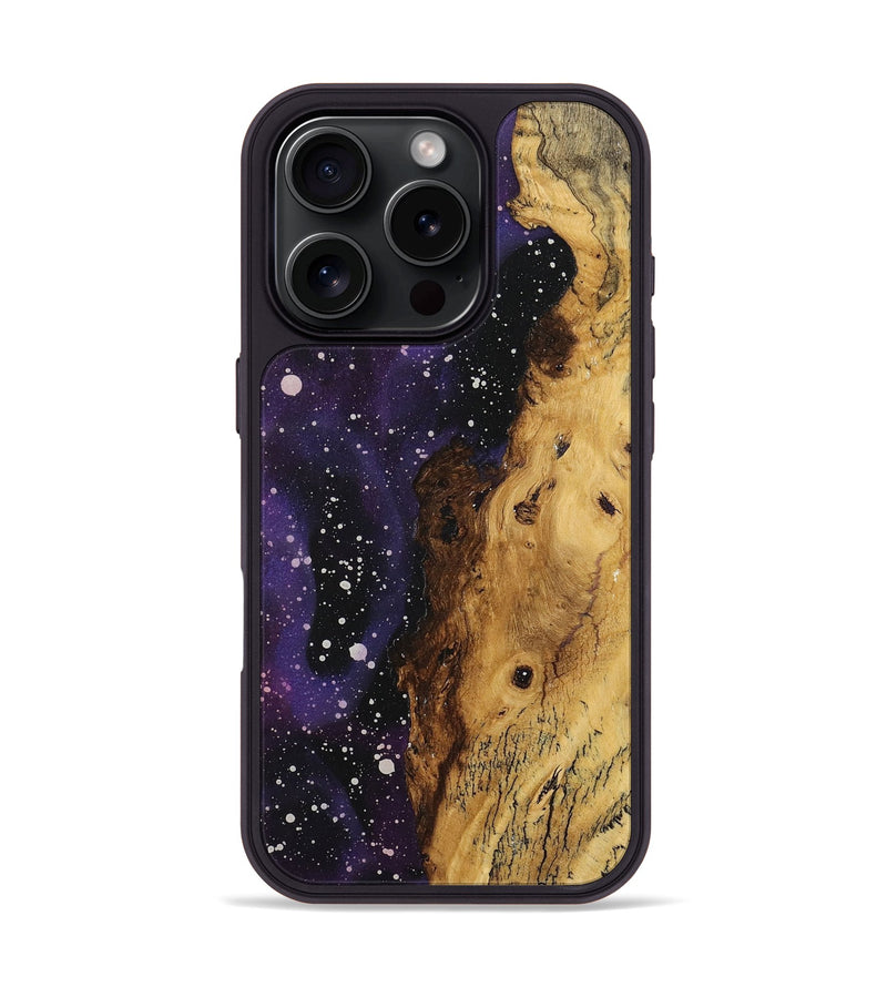 iPhone 16 Pro Wood+Resin Phone Case - Kameron (Cosmos, 722587)