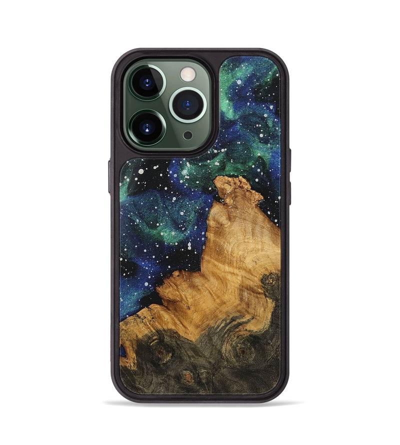 iPhone 13 Pro Wood+Resin Phone Case - Don (Cosmos, 722588)