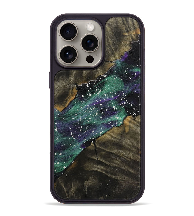 iPhone 16 Pro Max Wood+Resin Phone Case - Christopher (Cosmos, 722601)