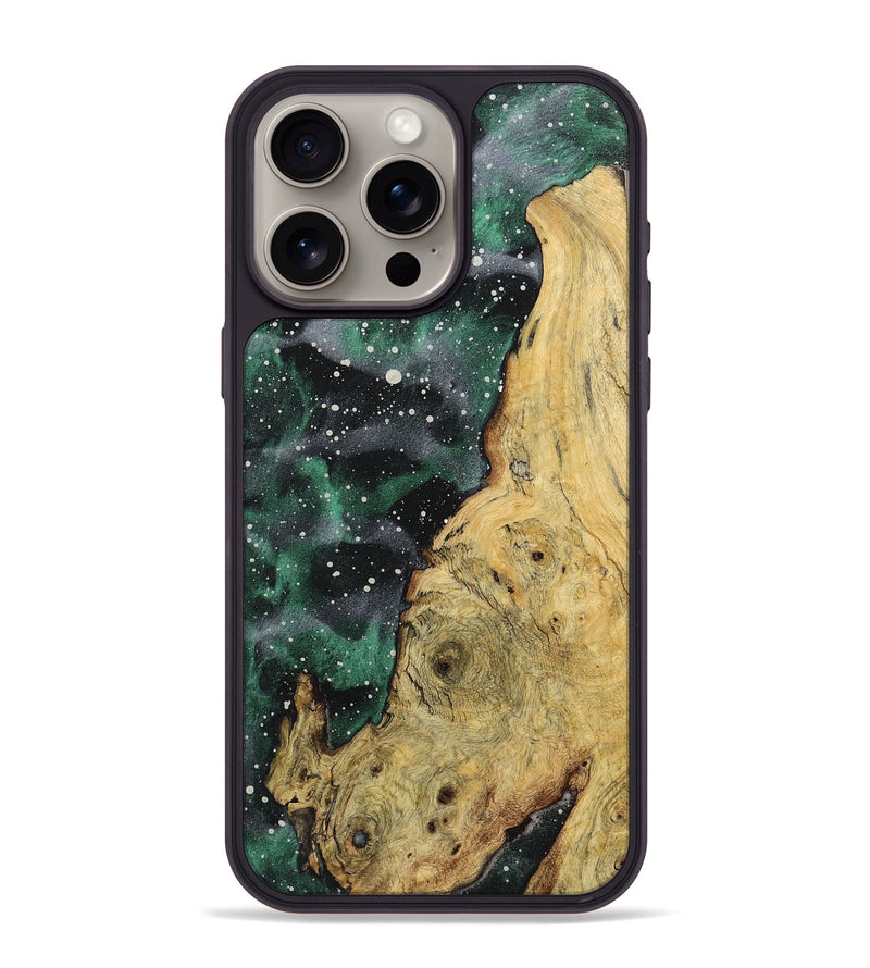 iPhone 15 Pro Max Wood+Resin Phone Case - Troy (Cosmos, 722604)