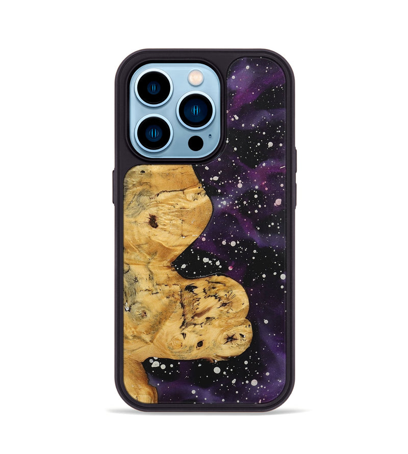 iPhone 14 Pro Wood+Resin Phone Case - Kizzy (Cosmos, 722615)