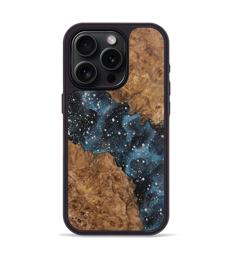 iPhone 15 Pro Wood+Resin Phone Case - David (Cosmos, 722635)