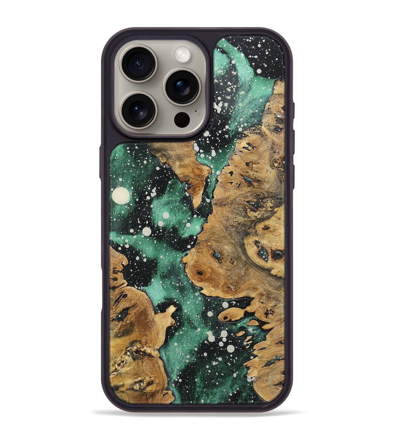 iPhone 16 Pro Max Wood+Resin Phone Case - Kent (Cosmos, 722636)