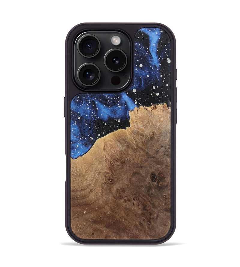 iPhone 16 Pro Wood+Resin Phone Case - Alina (Cosmos, 722639)