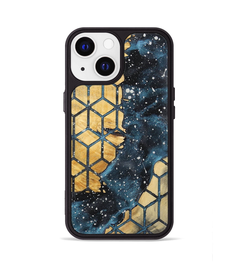 iPhone 13 Wood+Resin Phone Case - Dexter (Cosmos, 722642)