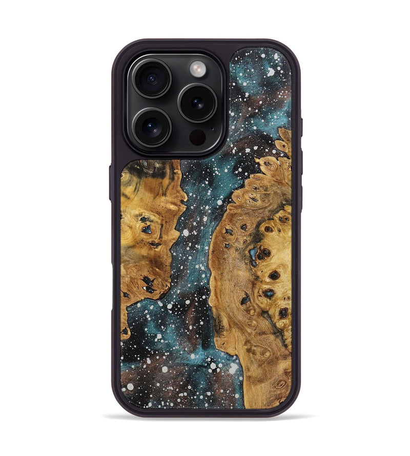 iPhone 16 Pro Wood+Resin Phone Case - Alice (Cosmos, 722647)