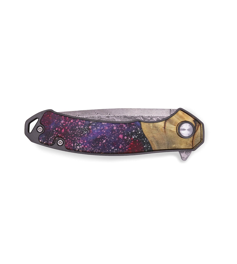 EDC Wood+Resin Pocket Knife - Edwin (Cosmos, 722995)