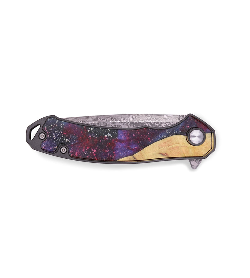 EDC Wood+Resin Pocket Knife - Sherlyn (Cosmos, 723001)