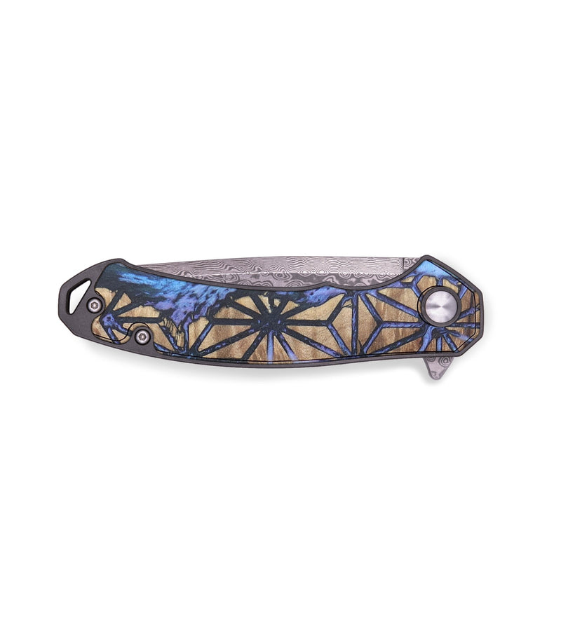 EDC Wood+Resin Pocket Knife - Maverick (Pattern, 723017)