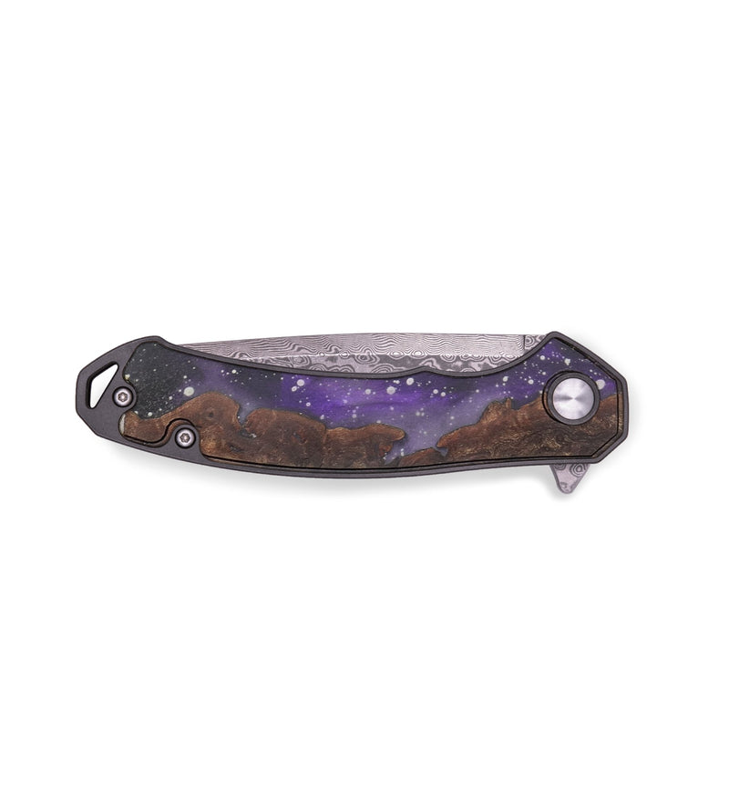 EDC Wood+Resin Pocket Knife - Lonnie (Cosmos, 723018)