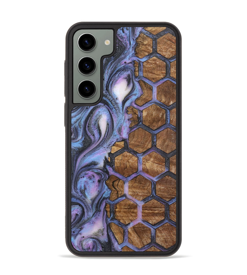 Galaxy S23 Plus Wood+Resin Phone Case - Romeo (Pattern, 723082)