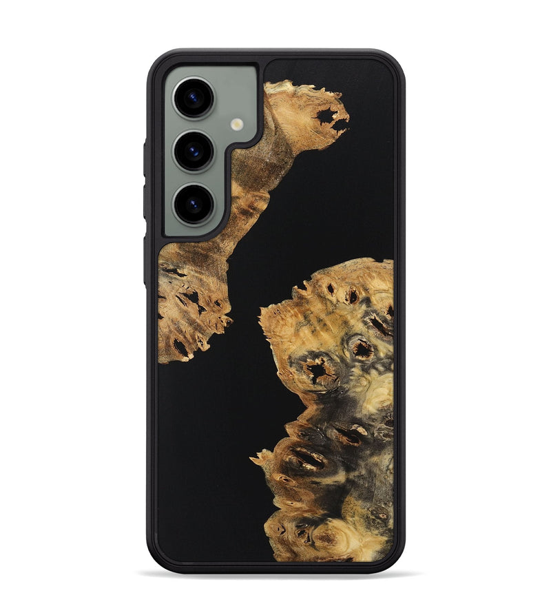 Galaxy S24 Plus Wood+Resin Phone Case - Bodhi (Pure Black, 723181)