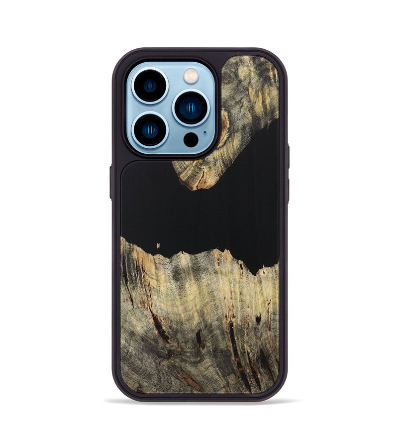 iPhone 14 Pro Wood Phone Case - Adele (Pure Black, 723320)