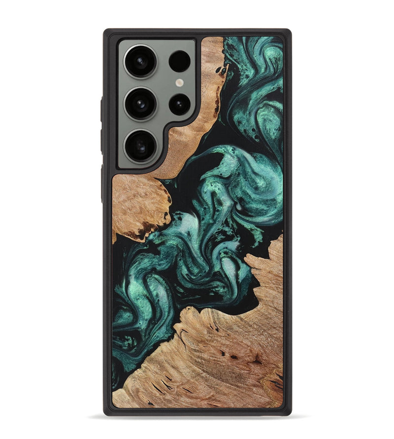 Galaxy S23 Ultra Wood Phone Case - Lauren (Green, 723431)