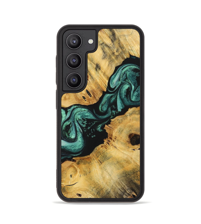 Galaxy S23 Wood Phone Case - Monica (Green, 723460)