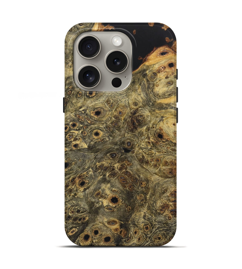 iPhone 16 Pro Wood Live Edge Phone Case - Pat (Wood Burl, 723623)