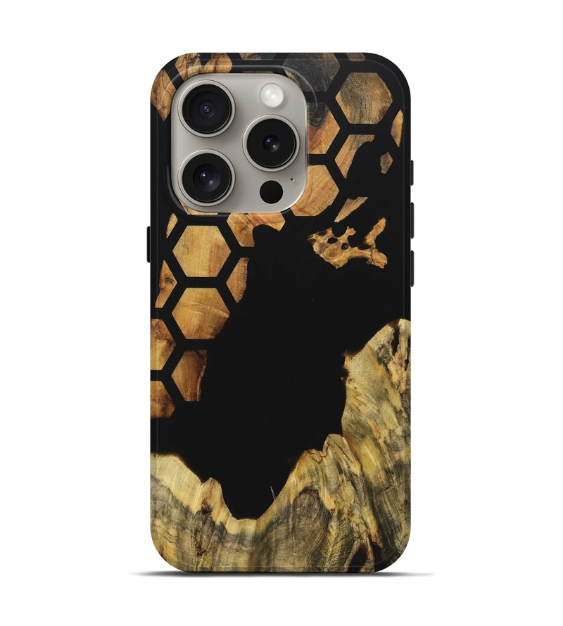 iPhone 16 Pro Wood Live Edge Phone Case - Lorena (Pattern, 723624)