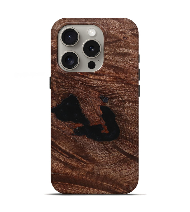 iPhone 16 Pro Wood Live Edge Phone Case - Maryann (Wood Burl, 723670)