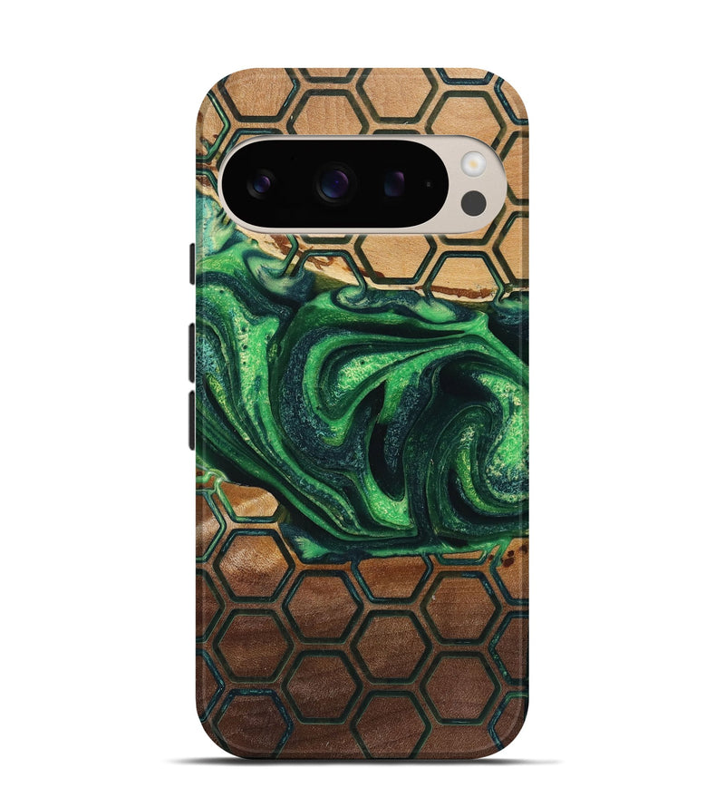 Pixel 9 Pro Wood Live Edge Phone Case - Christine (Pattern, 723688)