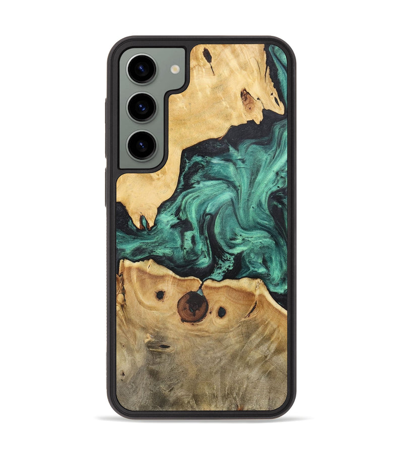 Galaxy S23 Plus Wood Phone Case - Janice (Green, 723720)