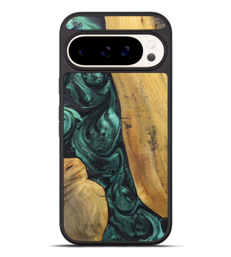 Pixel 9 Pro XL Wood Phone Case - Vicki (Green, 723726)