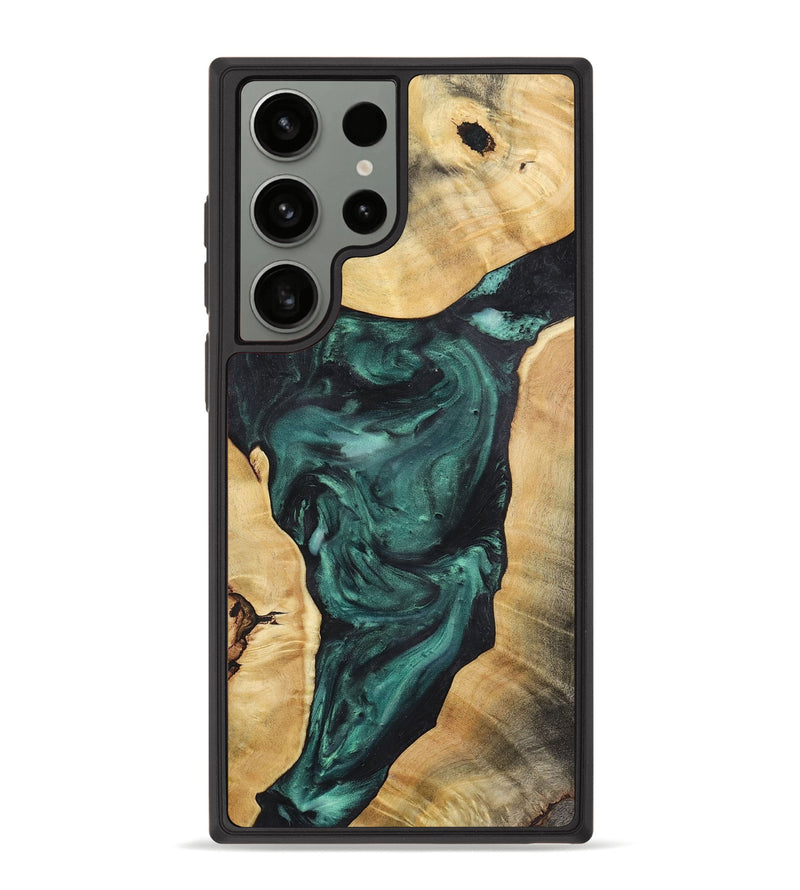 Galaxy S23 Ultra Wood Phone Case - Harrison (Green, 723729)