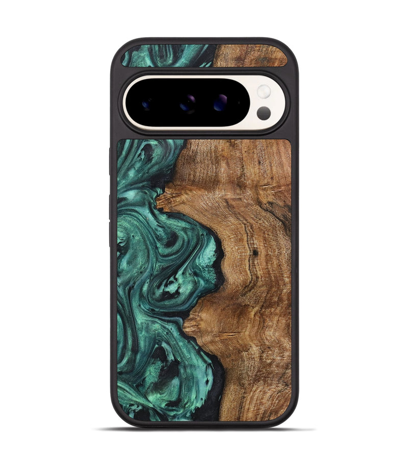 Pixel 9 Wood Phone Case - Gracelyn (Green, 723743)