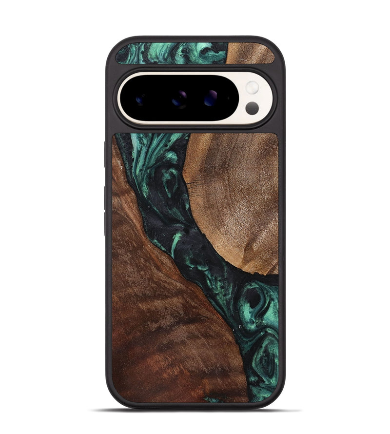 Pixel 9 Wood Phone Case - Ismael (Green, 723768)