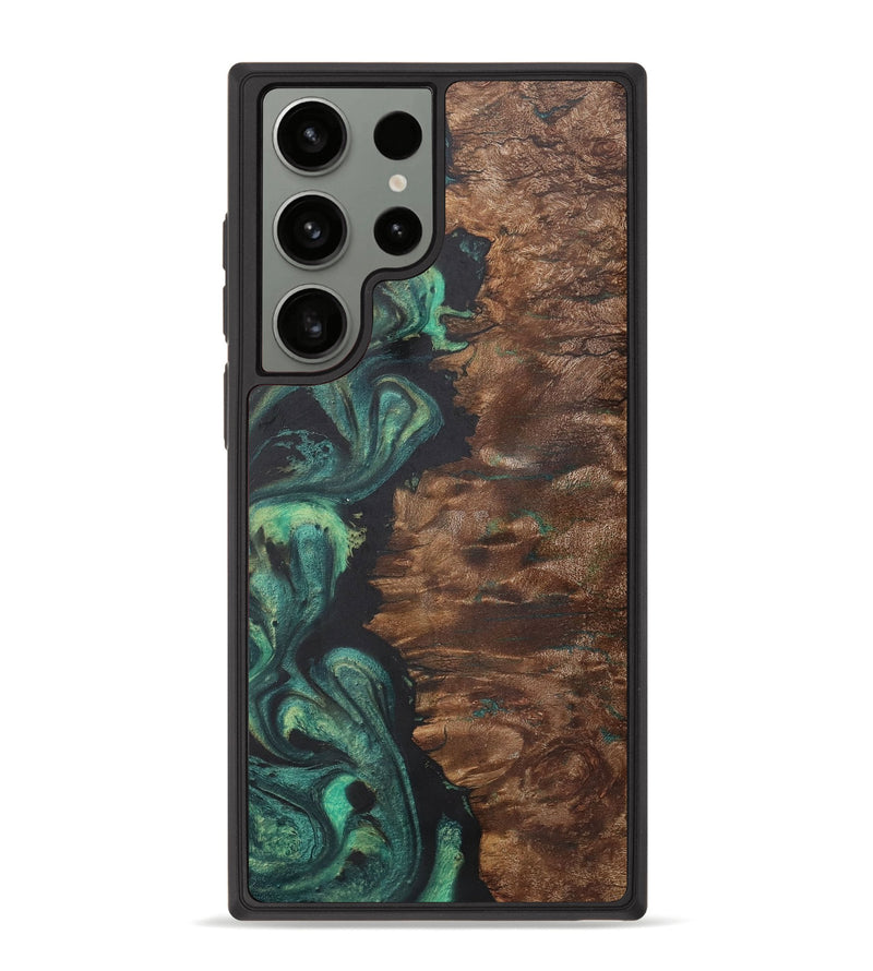 Galaxy S23 Ultra Wood Phone Case - Muriel (Green, 723783)