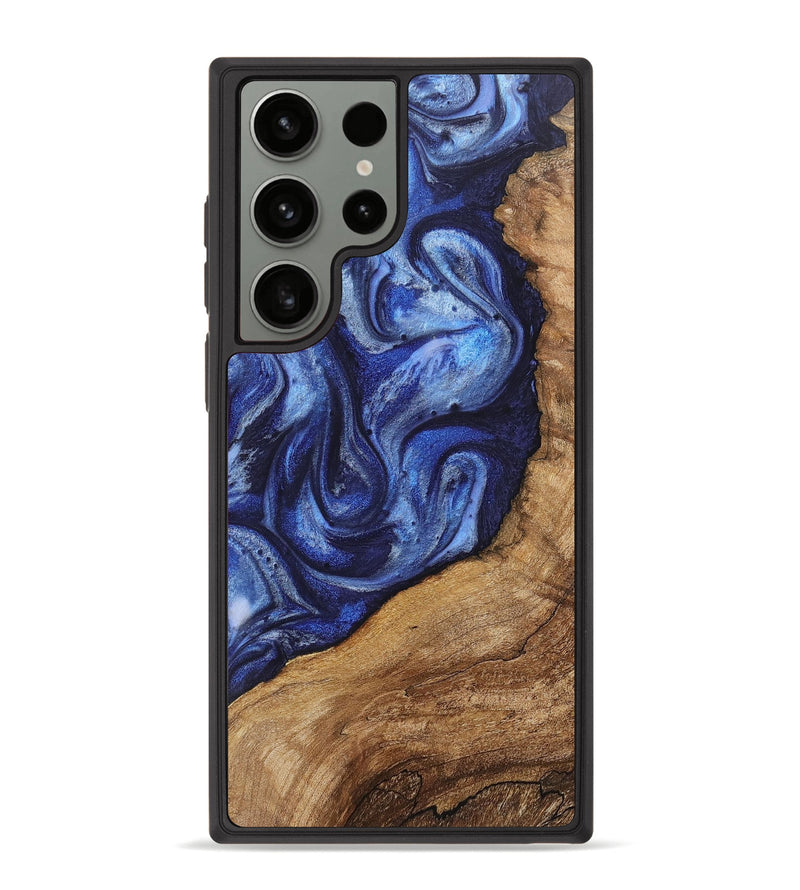 Galaxy S23 Ultra Wood Phone Case - Kali (Blue, 723957)