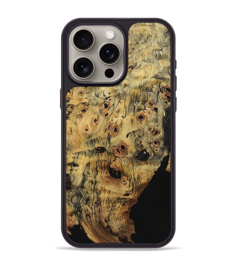 iPhone 15 Pro Max Wood Phone Case - Tate (Wood Burl, 724013)