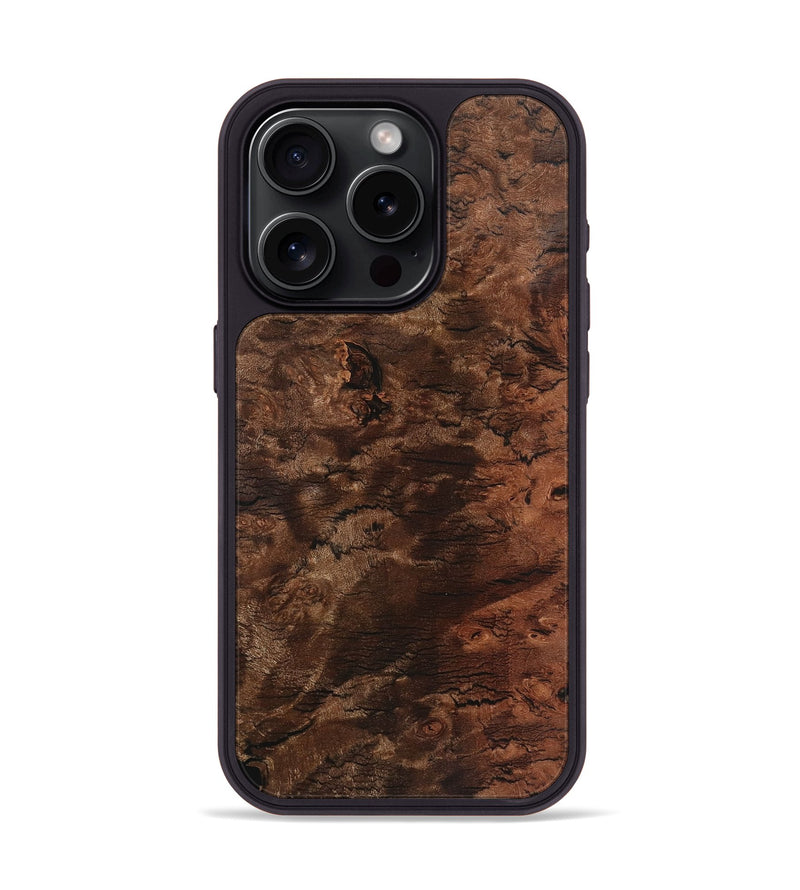 iPhone 15 Pro Wood Phone Case - Barbara (Wood Burl, 724015)