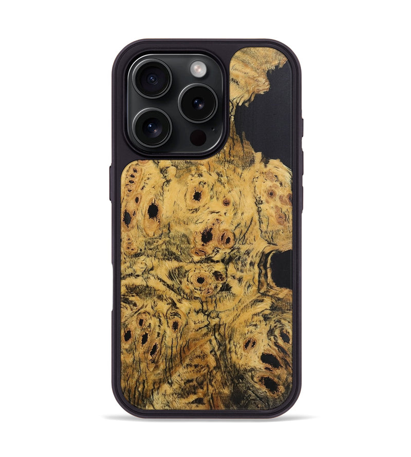 iPhone 16 Pro Wood Phone Case - Sullivan (Wood Burl, 724016)