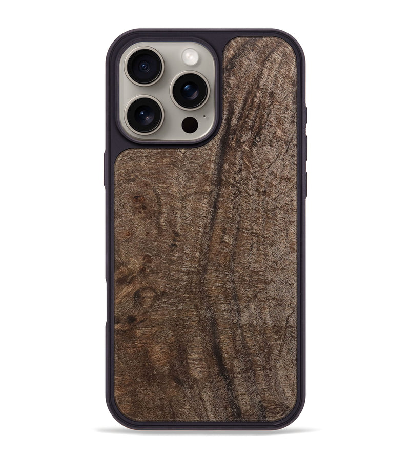 iPhone 16 Pro Max Wood Phone Case - Ashanti (Wood Burl, 724017)