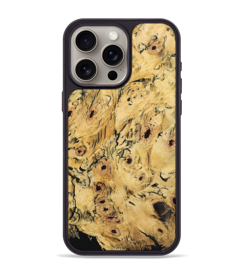 iPhone 15 Pro Max Wood Phone Case - Kris (Wood Burl, 724021)