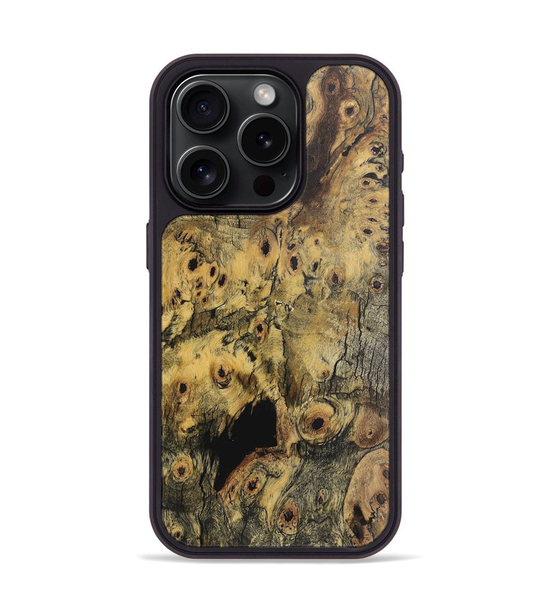 iPhone 15 Pro Wood Phone Case - Lonnie (Wood Burl, 724022)