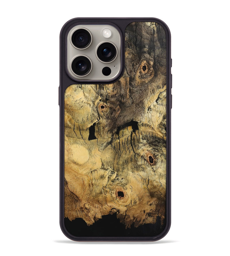 iPhone 15 Pro Max Wood Phone Case - Teagan (Wood Burl, 724026)