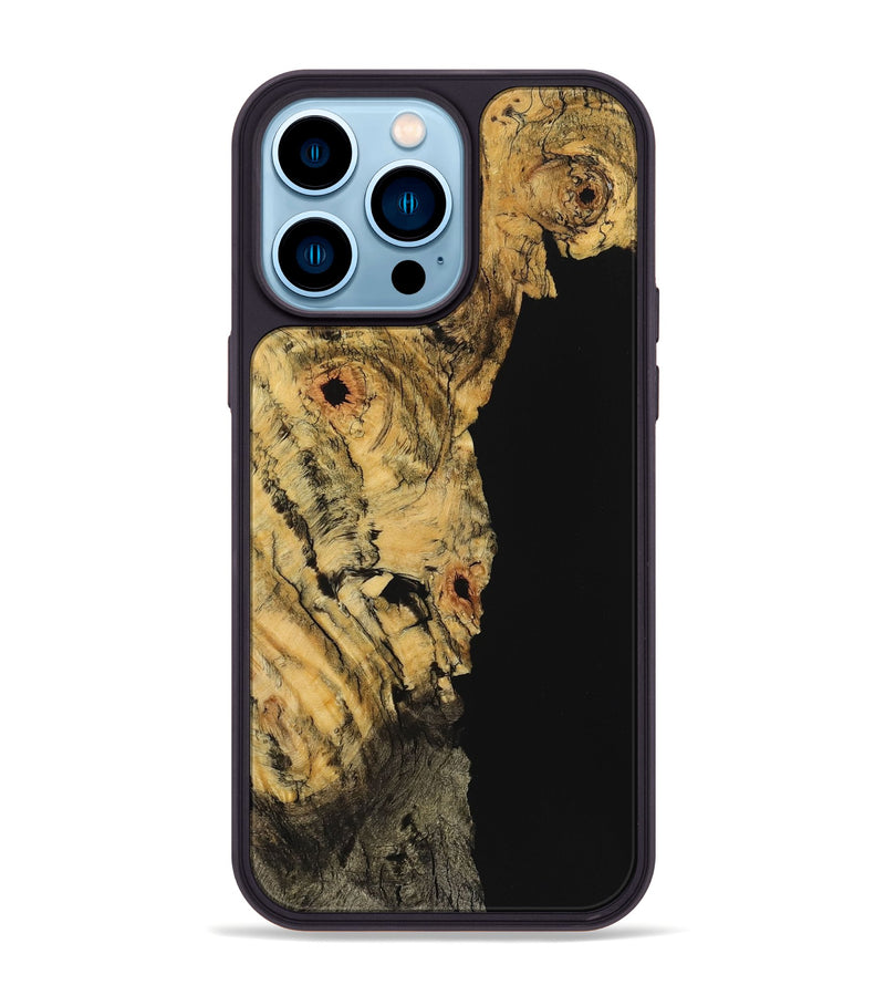 iPhone 14 Pro Max Wood Phone Case - Mona (Wood Burl, 724027)