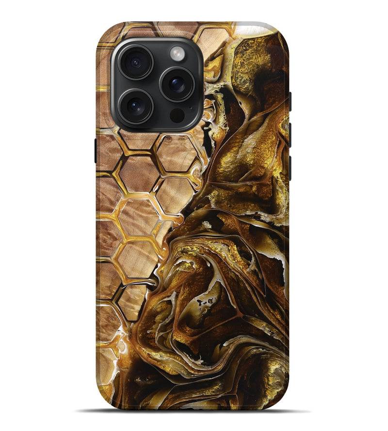 iPhone 16 Pro Max Wood Live Edge Phone Case - Jeremy (Pattern, 724059)