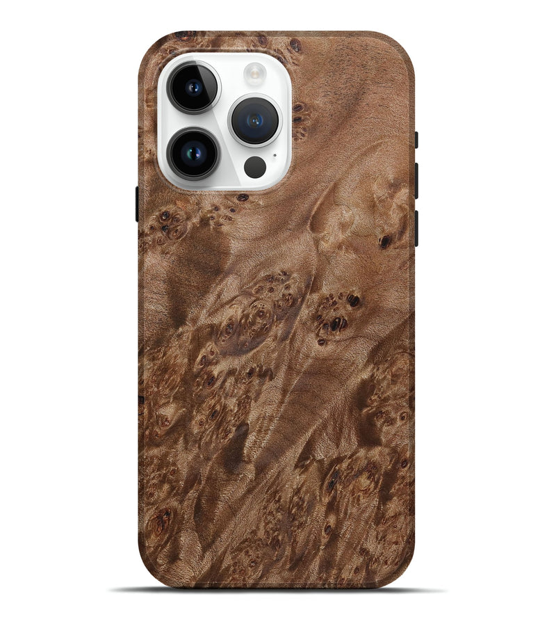iPhone 15 Pro Max Wood Live Edge Phone Case - Sallie (Wood Burl, 724072)
