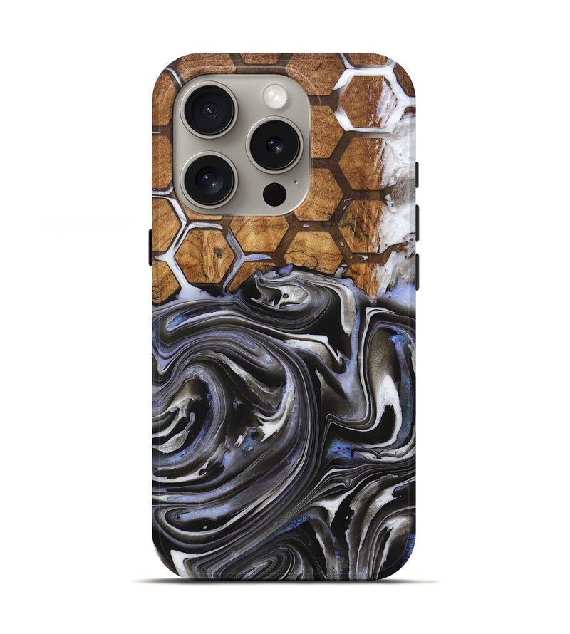iPhone 16 Pro Wood Live Edge Phone Case - Waylon (Pattern, 724126)